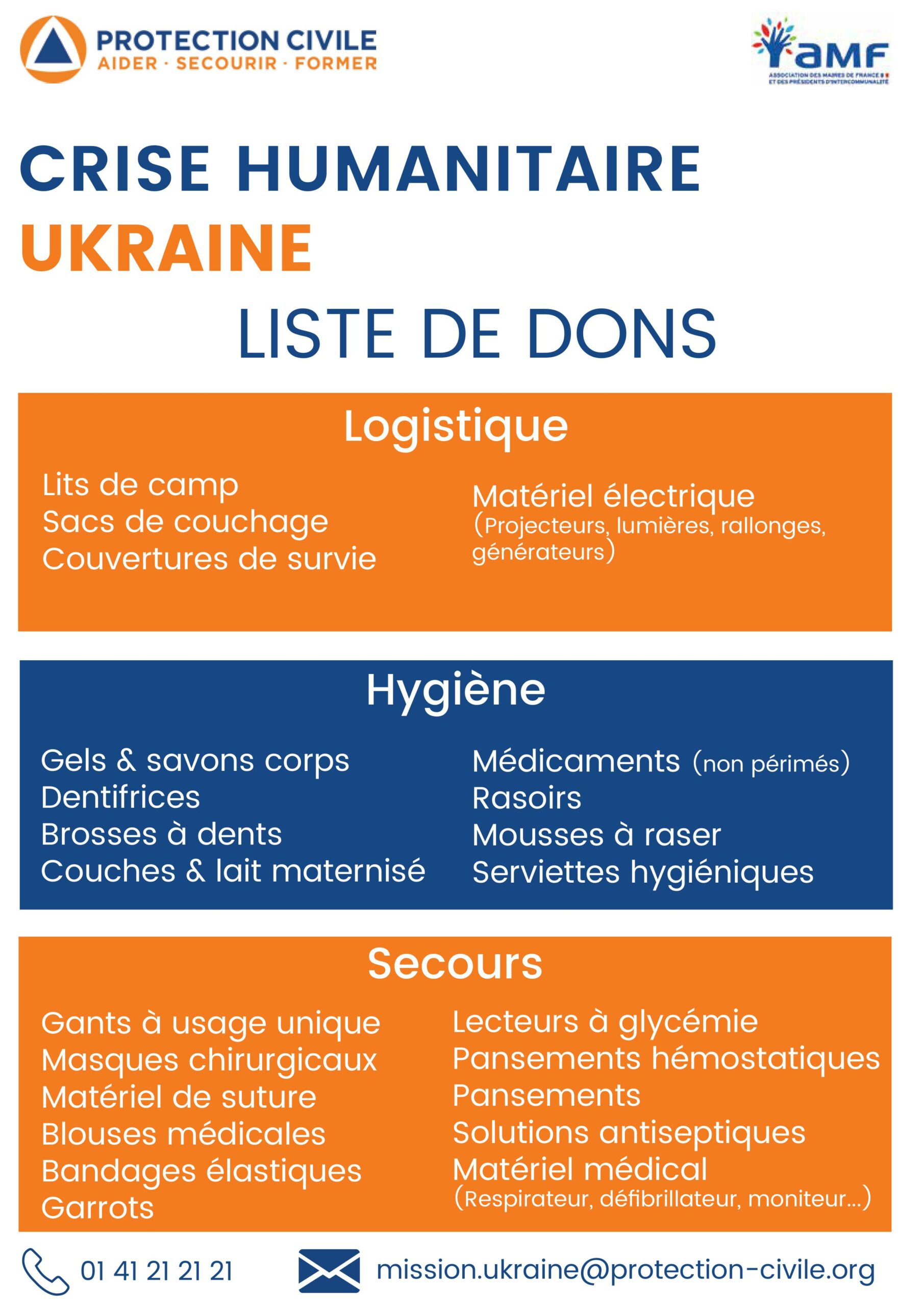 liste don ukraine