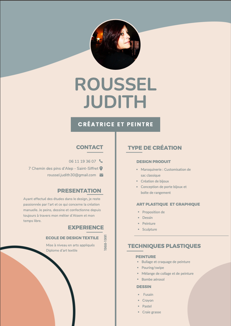 CV Judith Roussel