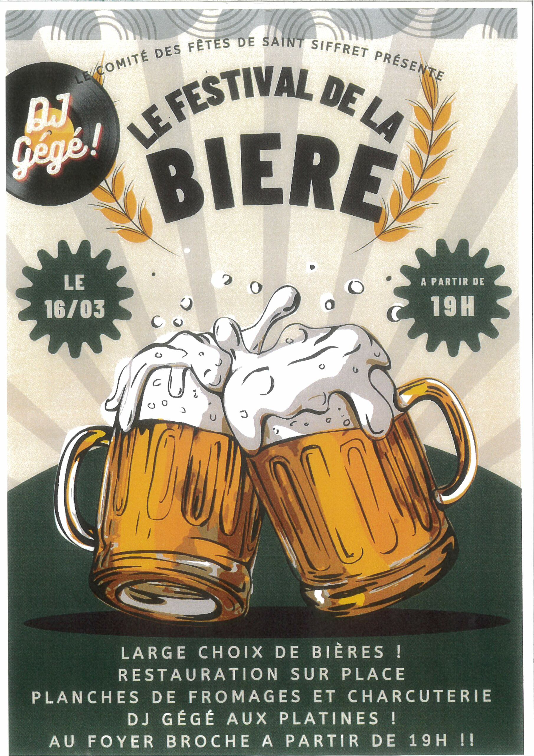 Affiche festival de la Bière