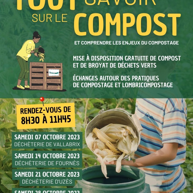Affiches distribution compost automne 2023